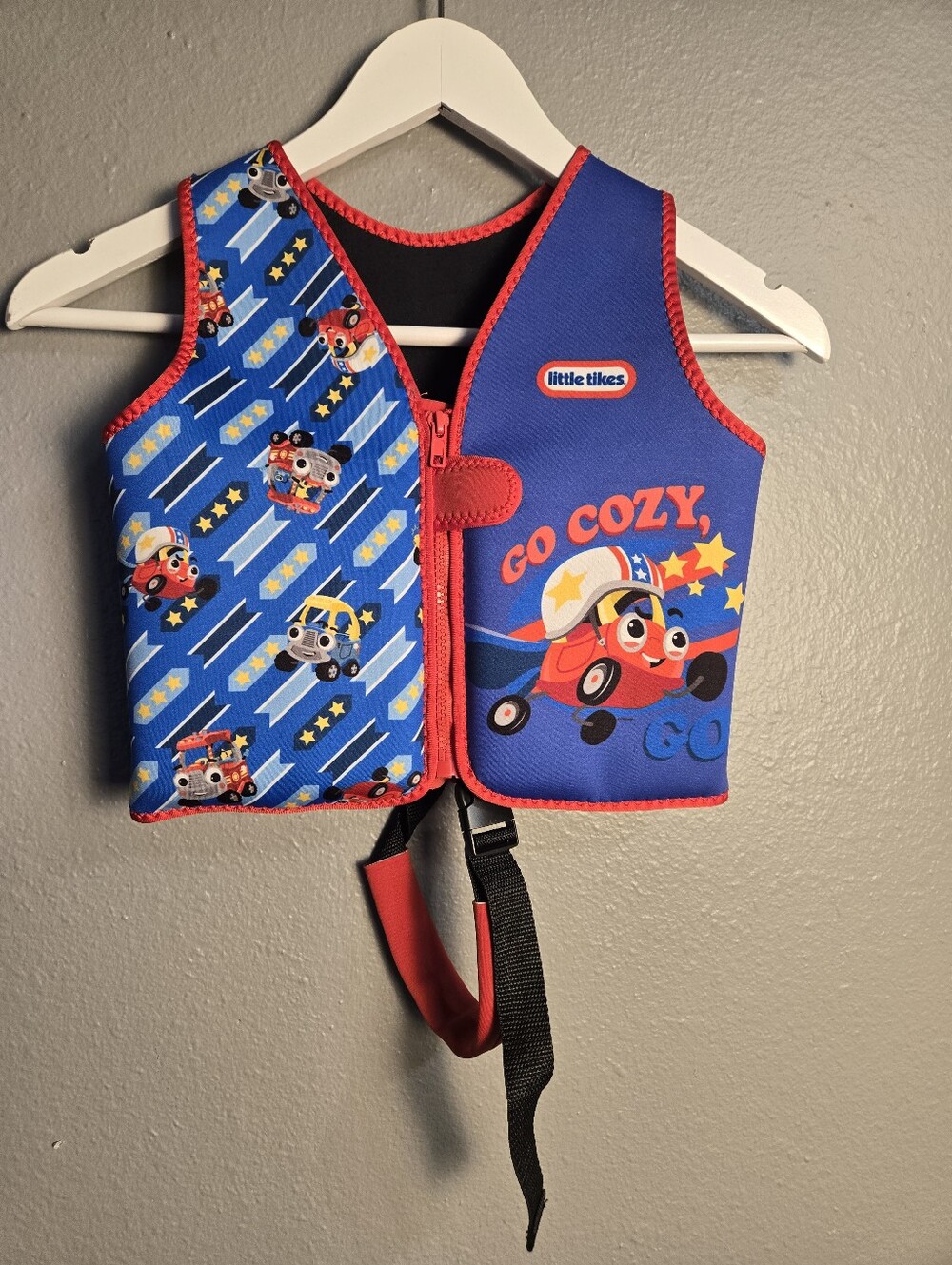 Little Tikes Kids Swim Vest - 'Go Cozy' Zip Front Size 33-55 Pounds